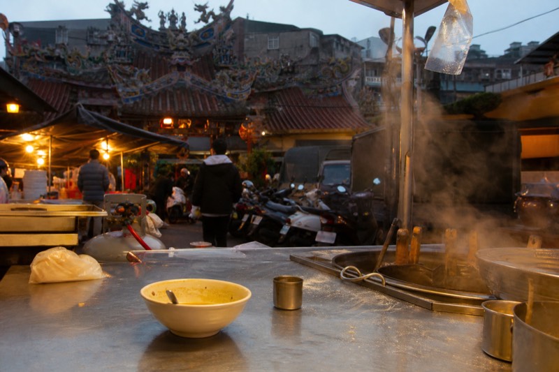 Teahouse Stop, Sunset, Night Market